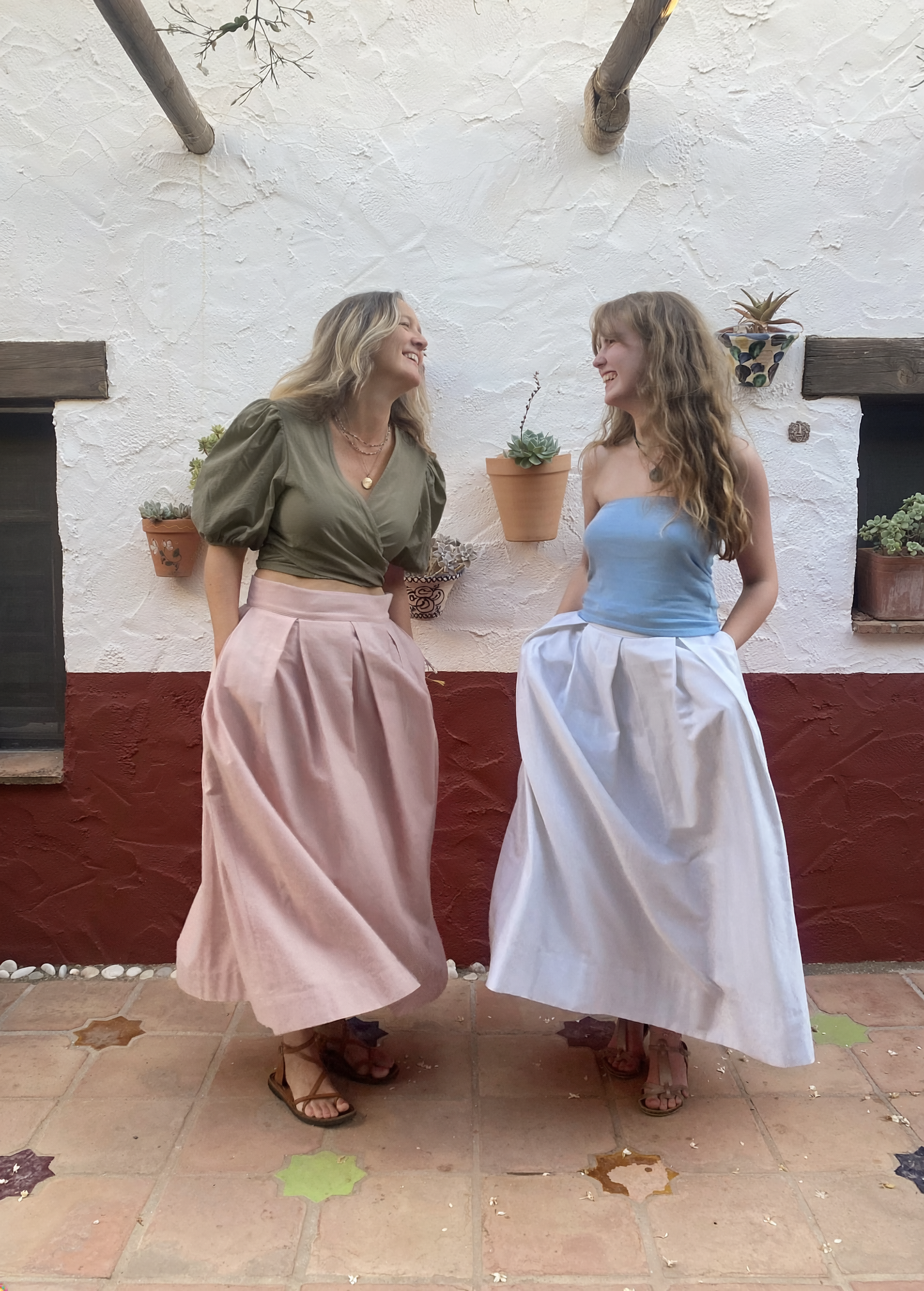 Diane full volume skirt in Cloud