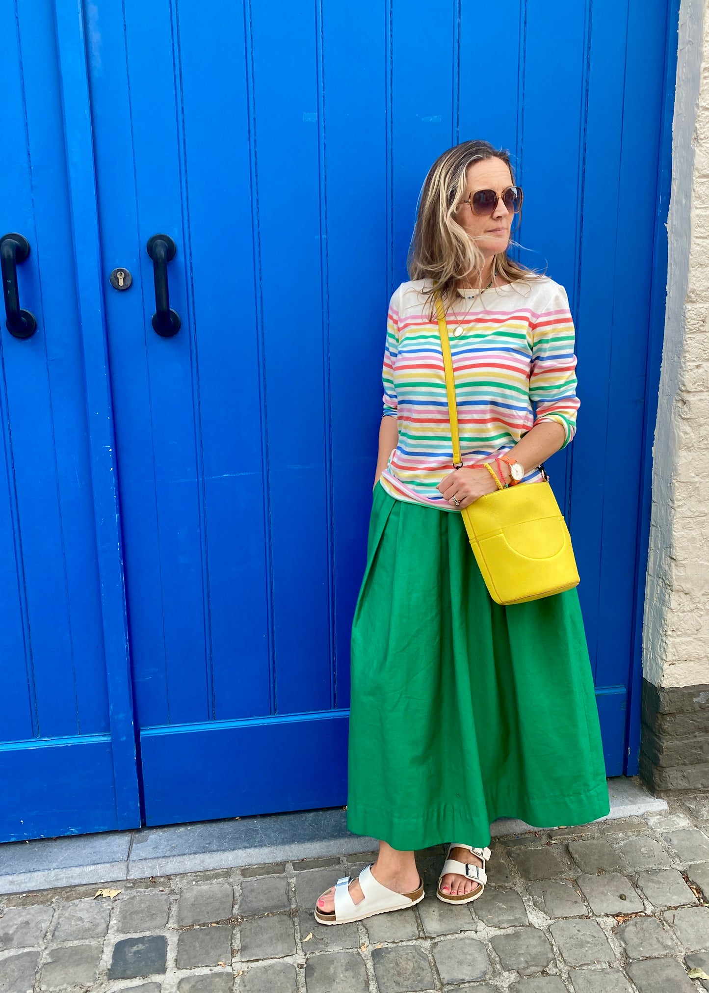 Diane full volume skirt in Emerald