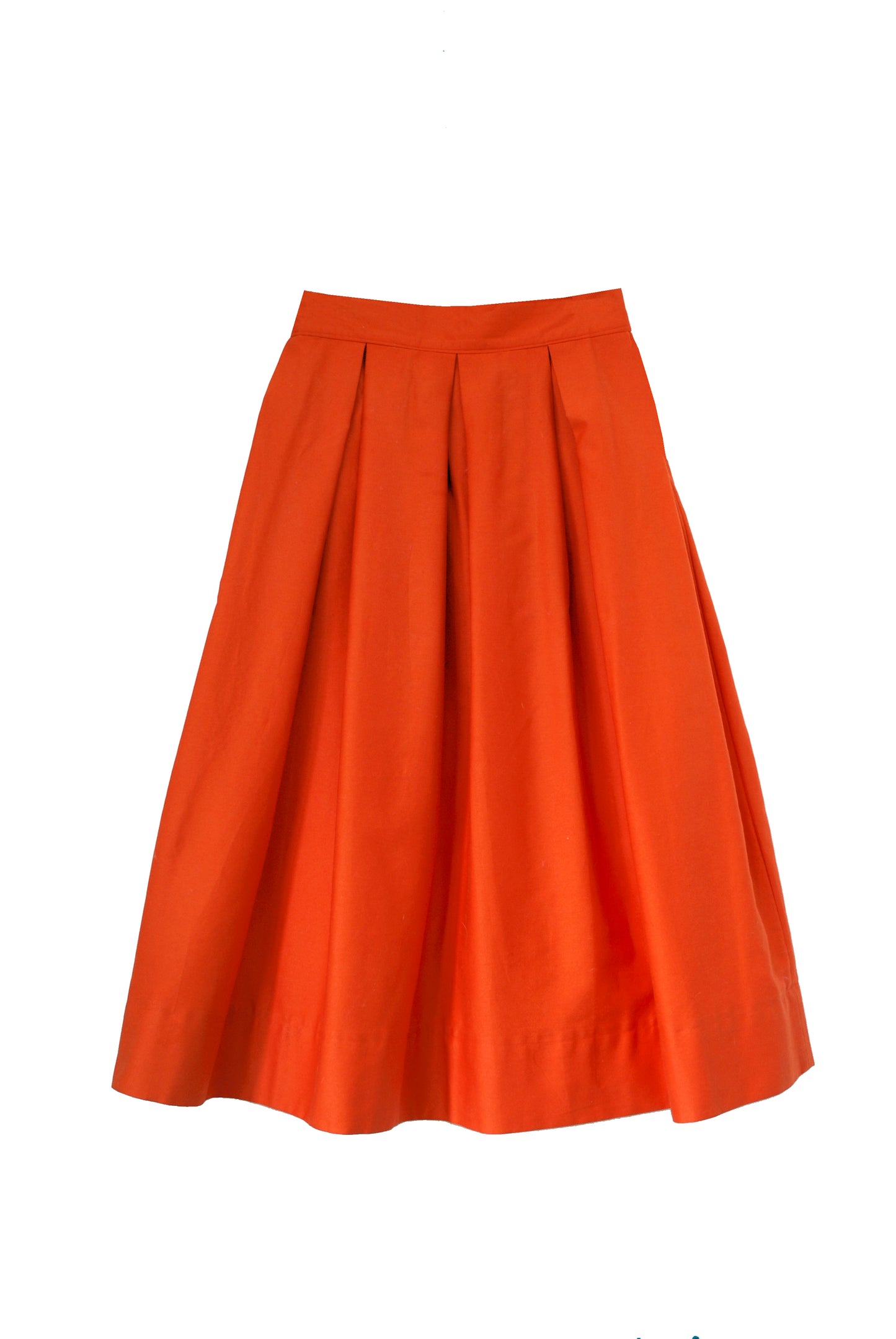 'Diane' full volume skirt in Clementine