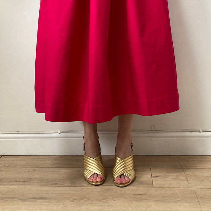 Lane Volume Skirt - Ecru