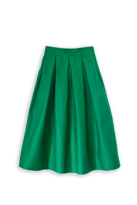 Diane full volume skirt in Emerald